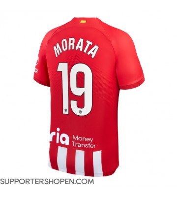 Atletico Madrid Alvaro Morata #19 Hemma Matchtröja 2023-24 Kortärmad